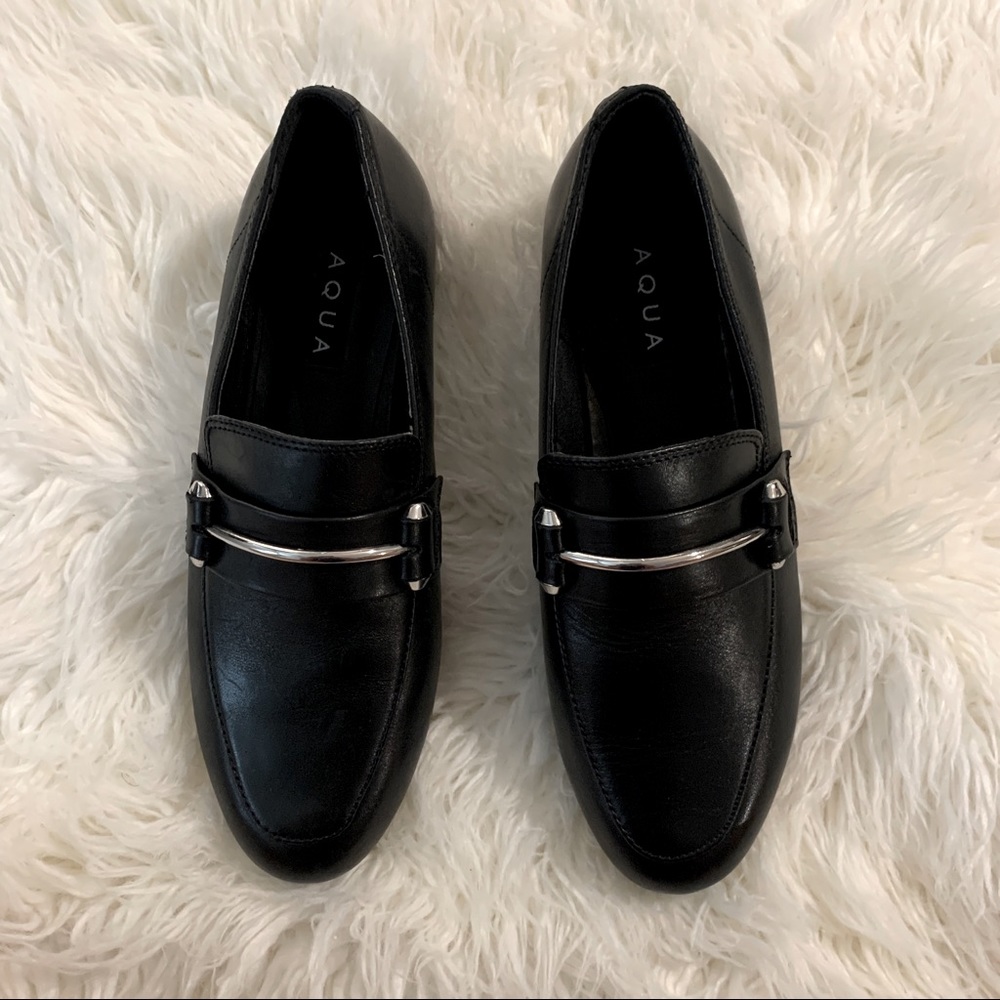 Aqua loafers